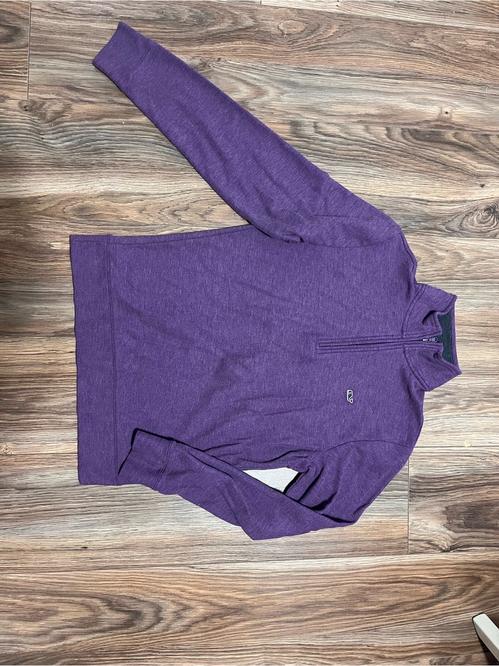 Vineyard Vines Deep Purple Half-Zip Sweatshirt